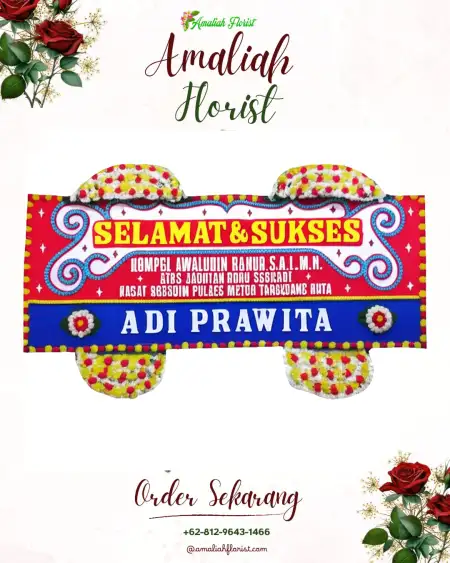 Papan Bunga Ucapan Selamat Segorotambak