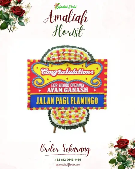 Sewa Papan Bunga Segorotambak
